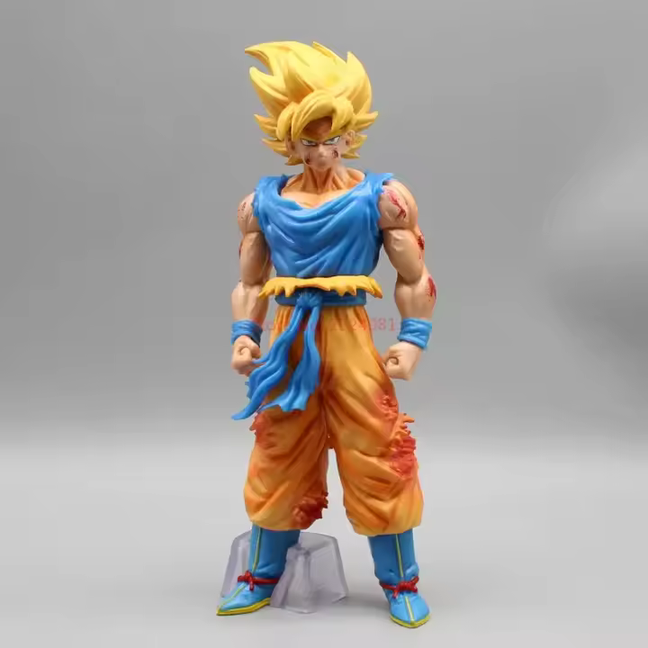 Figura De Acción Dragon Ball Son Goku Super Saiyan PVC Estatua Colección Modelo Juguetes Para Niños Regalos De Navidad - 1