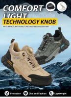 Zapatos De Seguridad Para Hombre Con Punta De Acero Antipinchazos Antideslizantes Y Antiprensión Suela De Goma Moda Trabajo Industrial - details 1