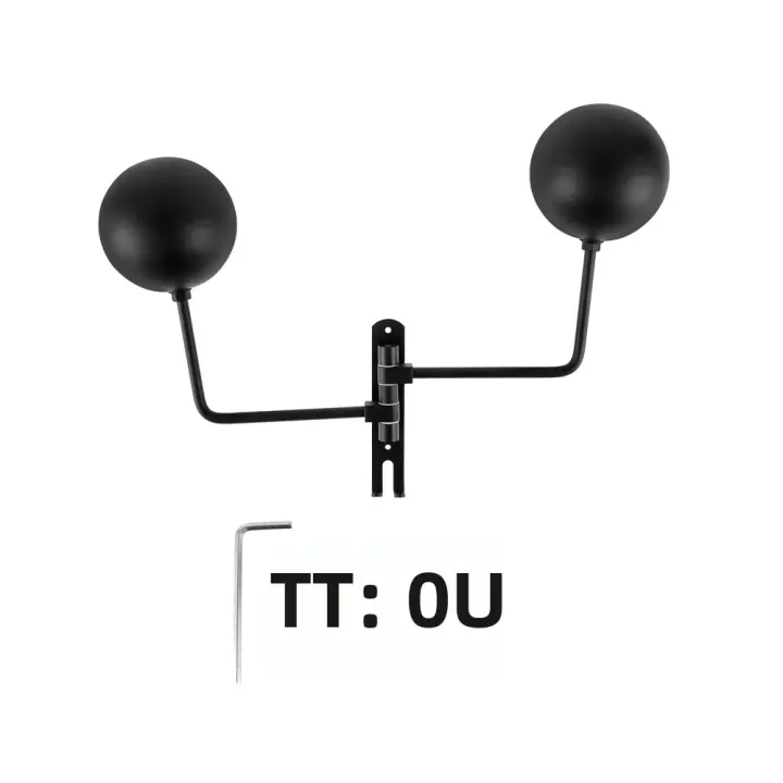 Soporte De Casco De Motocicleta Doble Bola En Metal Con Gancho Y Montaje En Pared Rotación De 180° Estante De Almacenamiento Para Cascos - 1