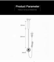 Lámpara De Iluminación LED Para Máquina De Costura Industrial Con Dimmer Táctil Luz Flexible Ajustable 360° Base Adhesiva Para Trabajo - details 3