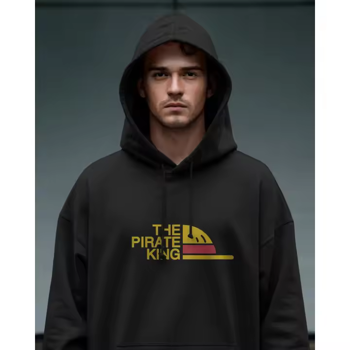 Sudadera unisex dos bolsillos dentro de canguro, relleno en capucha para que quede levantada, diseño anime, tallaje americano, hombre, mujer, cerrada, con capucha, buena calidad, casual, gimnasio, marca Vindaloo - 1