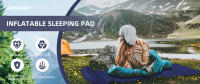 Almohadilla De Dormir Inflable Con Cojín Y Bomba De Pie Ultraligera Y Resistente a La Humedad Para Camping Y Viajes - details 2