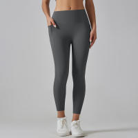 Leggings Para Mujer Con Bolsillos Pantalones De Yoga Para Gimnasio Deporte Fitness De Cintura Alta Control De Abdomen Para Correr Entrenamiento - details 6