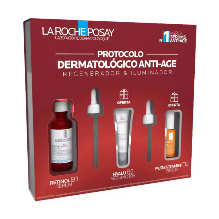 La Roche Posay Pack Retinol B3 Serum 30 ml + Regalo Pure Vitamin Sérum 10 ml + Hyalu B5 Ojos 5 ml - 1