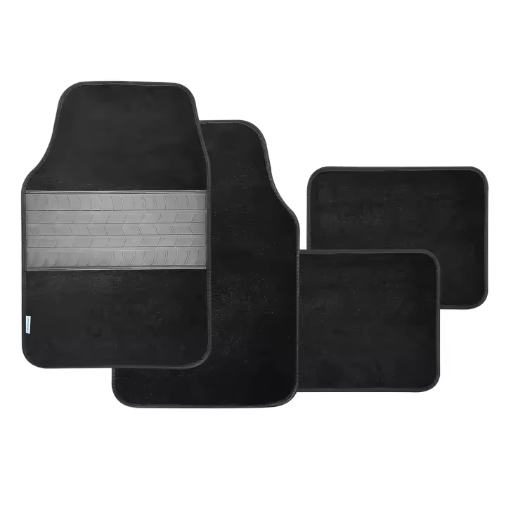 Juego de 4 Alfombras Para Coche, Alfombrillas Universales para Coche,Antideslizantes y Resistentes - 1