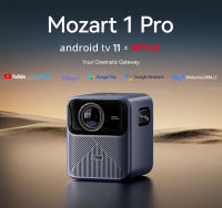 Proyector Wanbo Mozart 1 Pro con Wifi y Bluetooth, proyector de película Android TV 11, proyector inteligente nativo de 900 lúmenes ANSI 1080P, enfoque automático, evitación de objetos y adaptación de - details 0