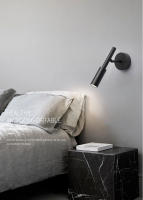 Lámpara De Pared Moderna Vintage LED Nordic Ajustable Para Dormitorio Sala De Estar Baño Iluminación Decorativa Con Fuente De Luz LED Incluida - details 12