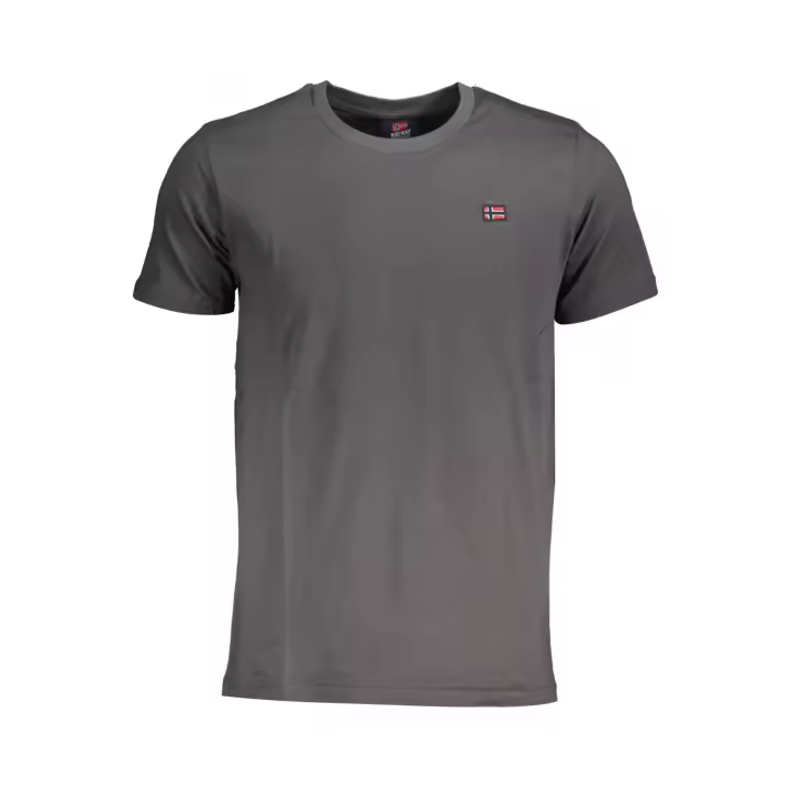 NORWAY CAMISETA MANGA CORTA GNP LISA  GRIS MEN - 1
