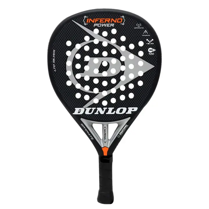 Pala Dunlop Inferno Silver, pala de pádel - 1