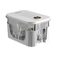 Jarrón De Agua De 5L Con Grifo Para Nevera Dispensador De Bebida De Plástico Para Casa Té Frío Limonada Bar Fiesta - details 0