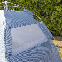 Flamingueo Toldo Playa Protección UPF 50+ Fácil Montaje Quick Up System Plegable Bolsa Transporte Azul Marino 145 x 205 x 120 cm - details 2