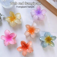 Pinza Para El Pelo De Moda Con Flores De Huevo Estilo Bohemio Para Mujeres Accesorios De Pelo Para Vacaciones En La Playa Gran Pinza Para El Pelo Para Niñas - details 0