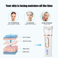 Nano Spray Facial Steamer Portátil Mini Mist Sprayer Hidratante Humidificador Para Cuidado De La Piel Con Carga USB - details 4