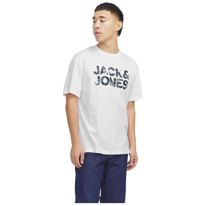 Camiseta de Manga Corta Jack&Jones  para hombre en color blanco - 1