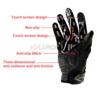 Guantes De Motocicleta Retro De Verano Antideslizantes Y Resistente Al Desgaste Para Motocross Táctiles Anticaída Para Hombre Y Mujer - details 3