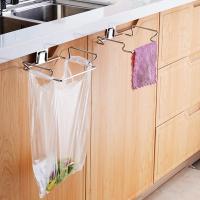 Soporte De Saco De Basura De Acero Inoxidable Organizador De Bolsas De Supermercado Y Toallas Para Cocina Y Armarios - details 5