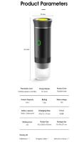 Portable Cordless Electric Espresso Machine for Car, Home, Camping 3 in 1 Capsule Powder Travel Coffee Machine - details 14