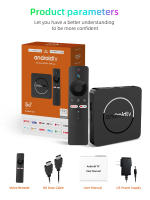 Smart TV Box Q1 ATV Android 13 8K HDR Con Allwinner H313 2GB16GB Dual Wifi BT5.0 Media Player Con Estéreo Surround YouTube Incluye Control Remoto - details 12