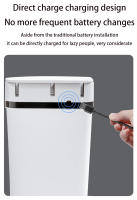 Basurero Automático De Cocina 12L Con Sensor De Movimiento Cubierta Impermeable Basurero Inteligente Rectangular Para Cocina Y Dormitorio - details 9