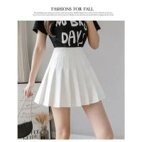 Mini Falda Y2K De Cintura Alta Estilo Coreano Falda Plisada A-Line Chic Y Elegante Uniforme De Escuela Para Mujeres - details 4