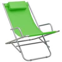 vidaXL Tumbonas reclinables 2 unidades acero Azul, Negro, Rojo Sillas de Exterior Ideal para jardín, playa, piscina, terraza Tumbona Piscina Tumbonas Playa Tumbonas Jardín Exterior - details 7