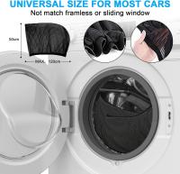 Parasol de Coche para Ventana Lateral Trasera, para Niños y Mascotas, Sombrilla Universal with Protección UV, Compatible con la mayoría de los vehículos, 2 Unidades - details 4