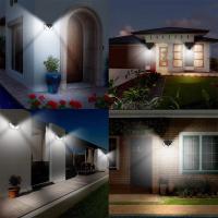 Luces Solares Para Exterior Con Sensor De Movimiento 3 Modos 100 LED IP65 Impermeables Para Puerta Delantera Garage Piso - details 0