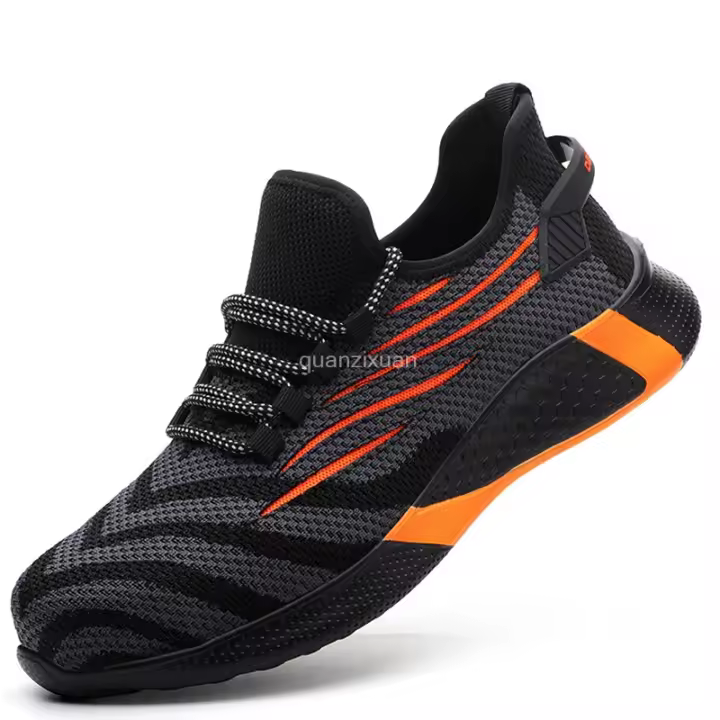 Zapatos De Seguridad Para Hombre Indestructibles Antipinchazos Suela De Goma Mesh Transpirable Botas De Trabajo Ligeros Para Adultos - 1