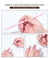 Juego De 5 Pinceles Para Arte De Uñas Con Línea Elongada Dibujo De Uñas UV Gel Pintura Diseño De Uñas Herramienta Profesional De Manicura - details 3