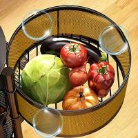 Estante de Almacenaje Metálico Multinivel de Fácil Montaje para Frutas y Verduras - Ideal PARA LA Organización DE LA Cocina y La Sala de Estar, Estante de Almacenaje - details 7