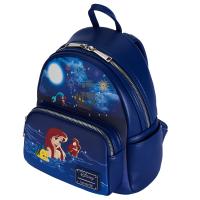 Mochila Mini De Fireworks De Ariel Del Mar Pequeño De Disney Por Loungefly Para Estudiantes Azul Profundo Regalo Para Niñas - details 2