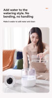Humidificador USB De Gran Capacidad 4L Doble Nebulización Silencioso Con Luz De Noche 3 Modos Ideal Para Casa/office/dormitorio - details 8