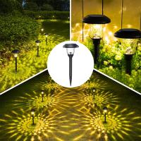 Luces Solares Para Jardín Impermeables LED Iluminación De Paisaje Exterior Luz De Proyección Para Camino Instalación Plug-in - details 1