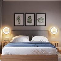 Lámpara De Pared Redonda Para Iluminación Europea Instalación En Pared Para Dormitorio Pasillo Sala De Estar Iluminación Diaria Sin Dispositivo Inteligente - details 4