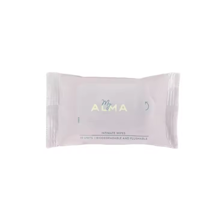 MyAlma Toallitas íntimas 10 ud. Limpian, refrescan y no irritan - 1