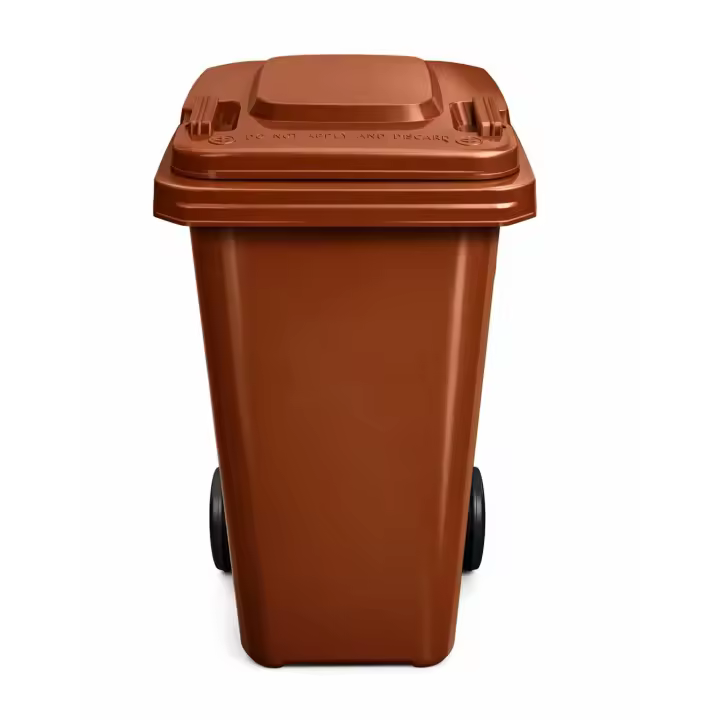 Contenedor de Basura Reciclables de Colores con Ruedas 240L - 1
