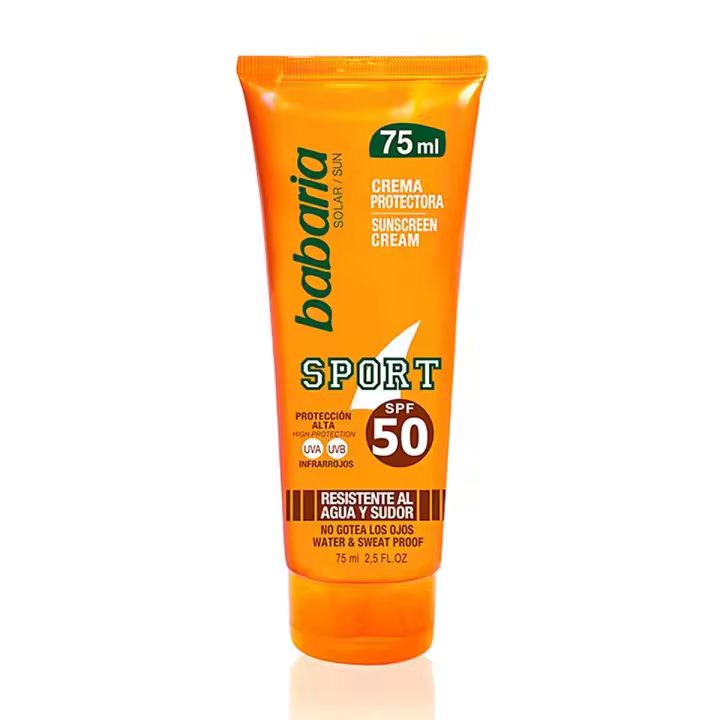 Babaria Crema Solar SPF50 Deportiva 75ml - 1