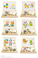 Tablero Magnético De Madera Para Niños Con Puzzle De Animales Multifuncional Tablero De Escribir Y Dibujar like De Aprendizaje Educativo Juguete Para Niños - details 6