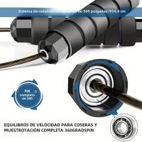 Cable De Saltar Ajustable Con Rodamiento De Bola Anti Enredo Para Hombres Mujeres Y Niños Equipo De Fitness Integrado - details 2