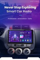 Junsun Android 13 inalámbrico CarPlay Android Auto Radio para Honda Fit Jazz City 2002 2003 2004 2005 2006 2007 coche Multimedia navegación GPS autorradio - details 0