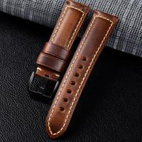 Correa De Reloj De Cuero Genuino De Alta Calidad Para Hombres Y Mujeres Compatible Con Huawei Watch GT 4 46mm Tamaño 20mm 22mm 24mm Desmontaje Rápido - details 11
