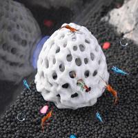 Cueva Miniatura Para Acuario Pequeño Hogar De Camarones Betta Escondite Para Peces Decoración Acuática Protector De Nidificación De Camarones - details 0