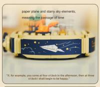 Bloques De Construcción De Sueño Eterno Rosa Le Petit Prince Con Cubierta Antipolvo Juguete De Puzzle Para Decoración De Escritorio Regalo De Cumpleaños Para Adultos - details 4