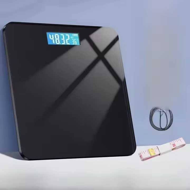 Báscula De Peso Corporal Electrónica Inteligente Recargable Por USB Y Hogar Escala De Medición Para El Baño - 1