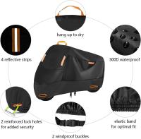 Cubierta De Motocicleta Impermeable Para Todas Las Estaciones Protección UV Y Antipolvo Tejido Resistente Al Desgaste Cubierta De Motocicleta 210D Para Exterior E Interior - details 1