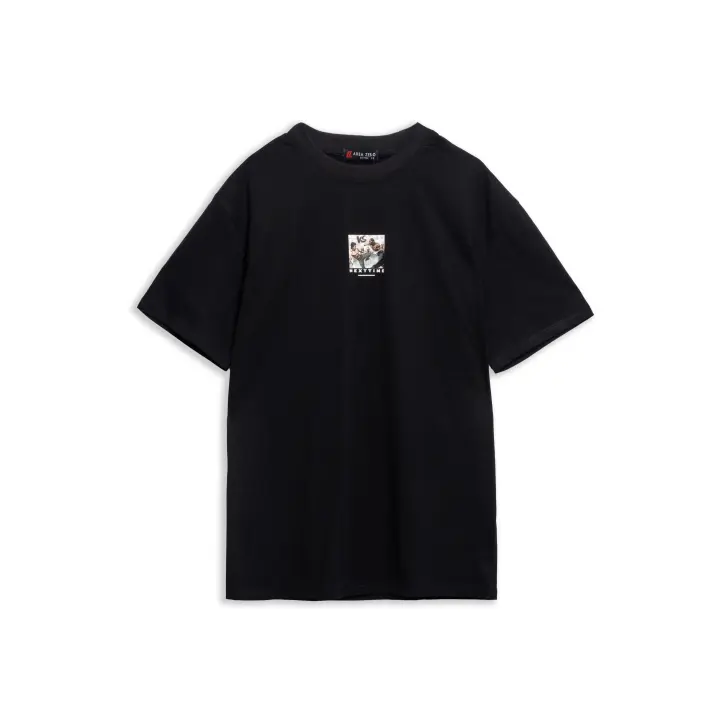 Cmaiseta Area Zero Negra Fighters Oversized Tee - 1