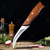 Cuchillo Profesional De Cocina WXCOO De Acero Inoxidable Para Carne Y Pescado Cuchillo De Apariencia Forjada Herramienta BBQ Multifuncional Para Desechar Grasa Y Cebolla - details 0