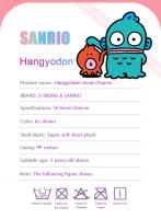 Muñeco De Peluche Sanrio Hangyodon Colgante Pequeño Dolly De Dibujos Animados Sayuri Suave Genuino Regalo De Cumpleaños Para Niños Y Niñas - details 2
