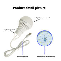 Lámpara LED Portátil 3/5/7W 5V Para Lectura Y Camping Luces De Emergencia Para Tienda De Camping Iluminación Exterior - details 3