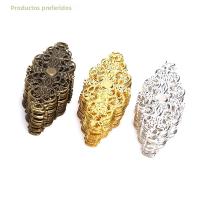 20/200Pcs Conector De Flor Filigrana Para Manualidades DIY Encantos De Joyería Acrílico Transparente Bails De Joyería - details 3